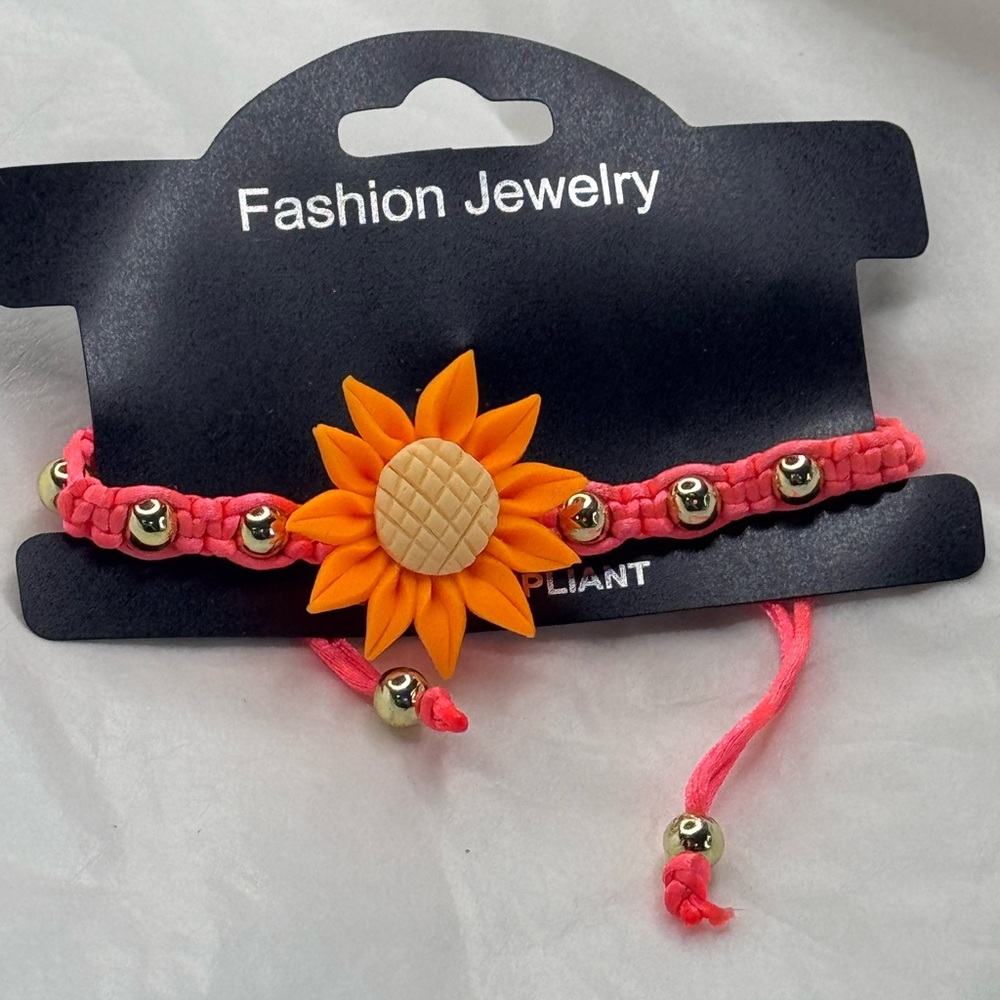 Fashion Jewelry Sunflower Friendship Bracelet
